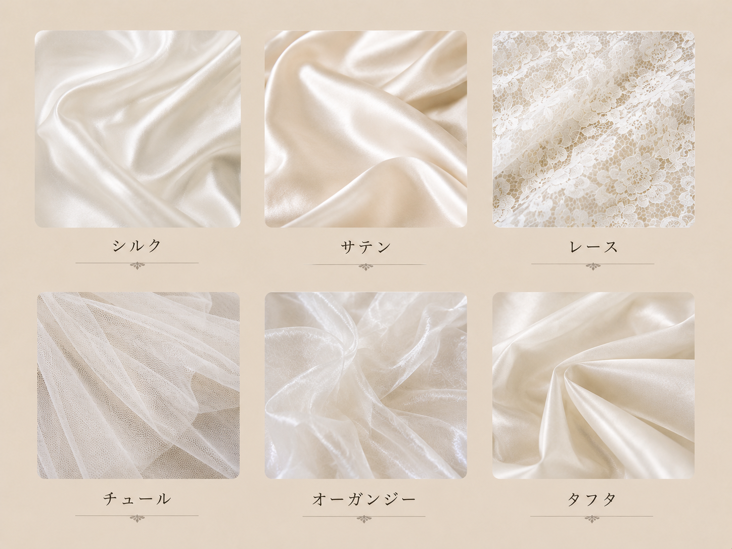 生地（素材）の種類