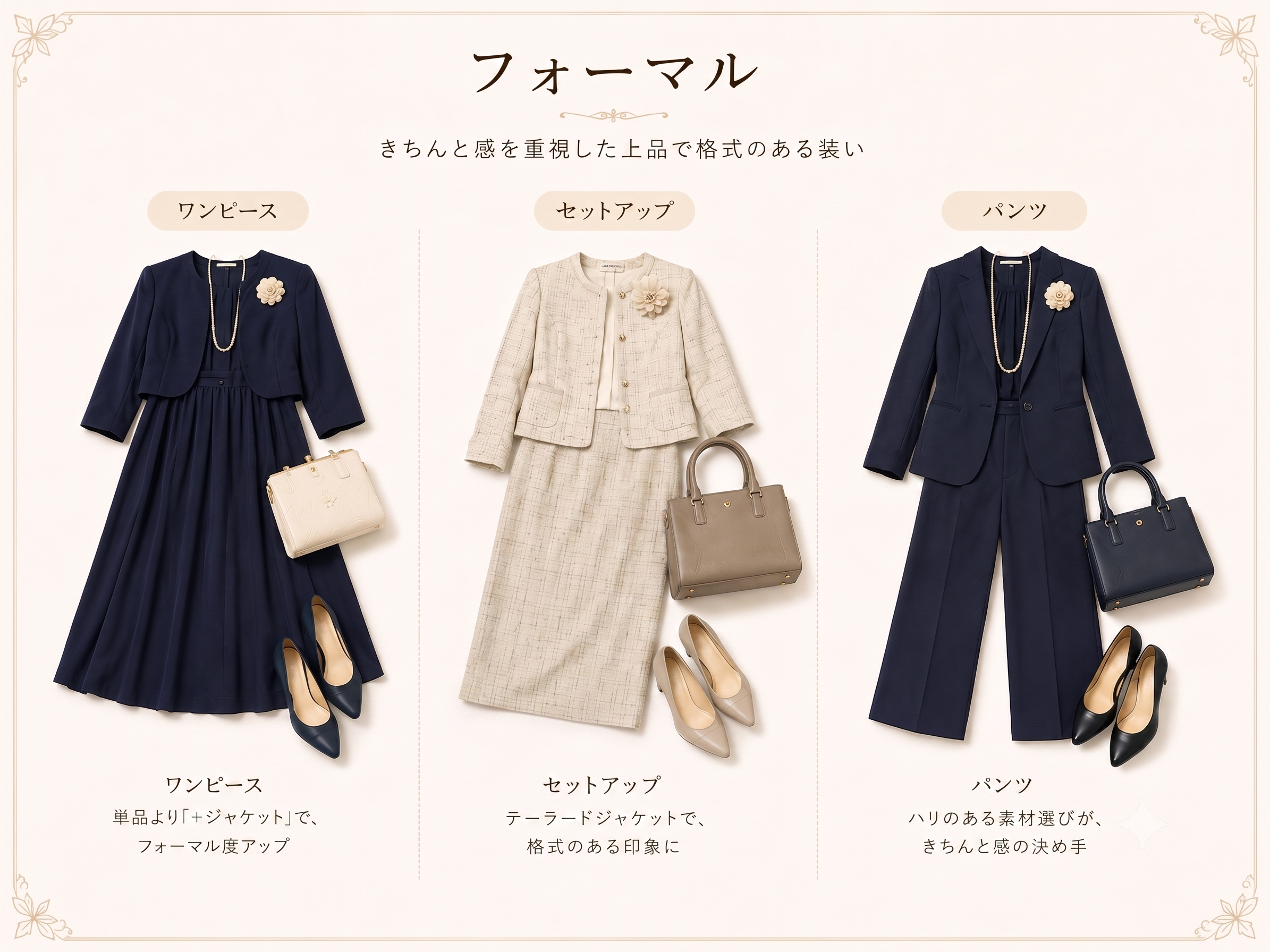 顔合わせ 母親 服装 50 代