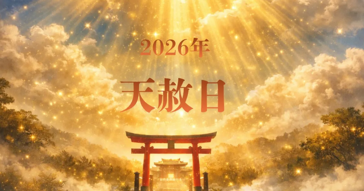 天赦日2026】次の天赦日は7月19日（日）！大安×一粒万倍日が重なる最強