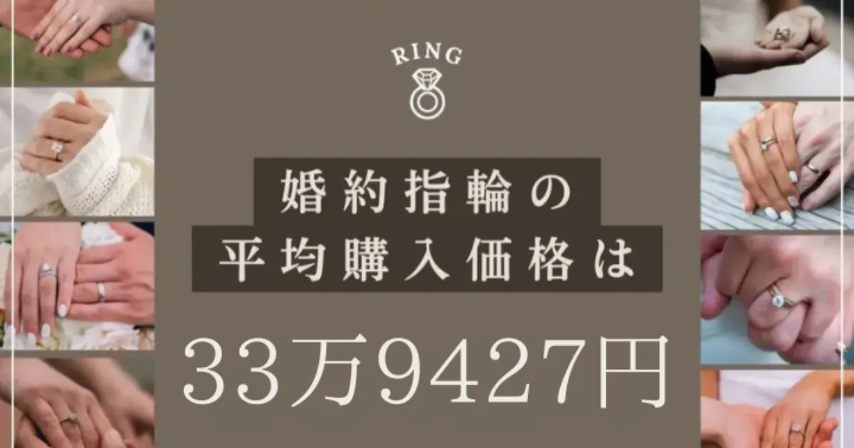 婚約指輪の相場は？20代・30代の平均購入額や人気ブランドの価格帯を 
