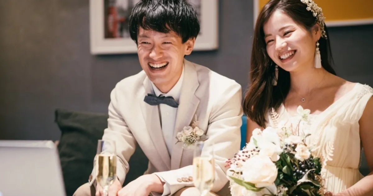 結婚式の延期を決めたふたりが オンライン結婚報告 を実施した その理由とは みんなのウェディングニュース