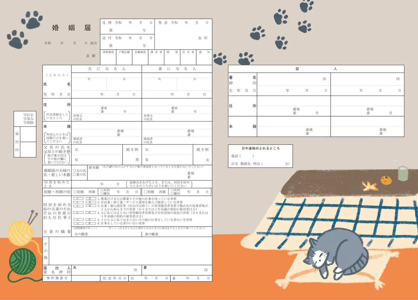 こたつとねこ