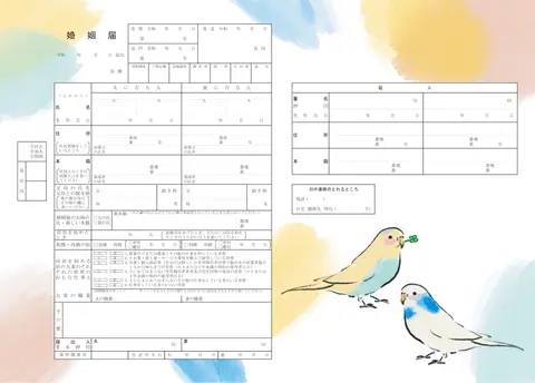 仲良しインコ
