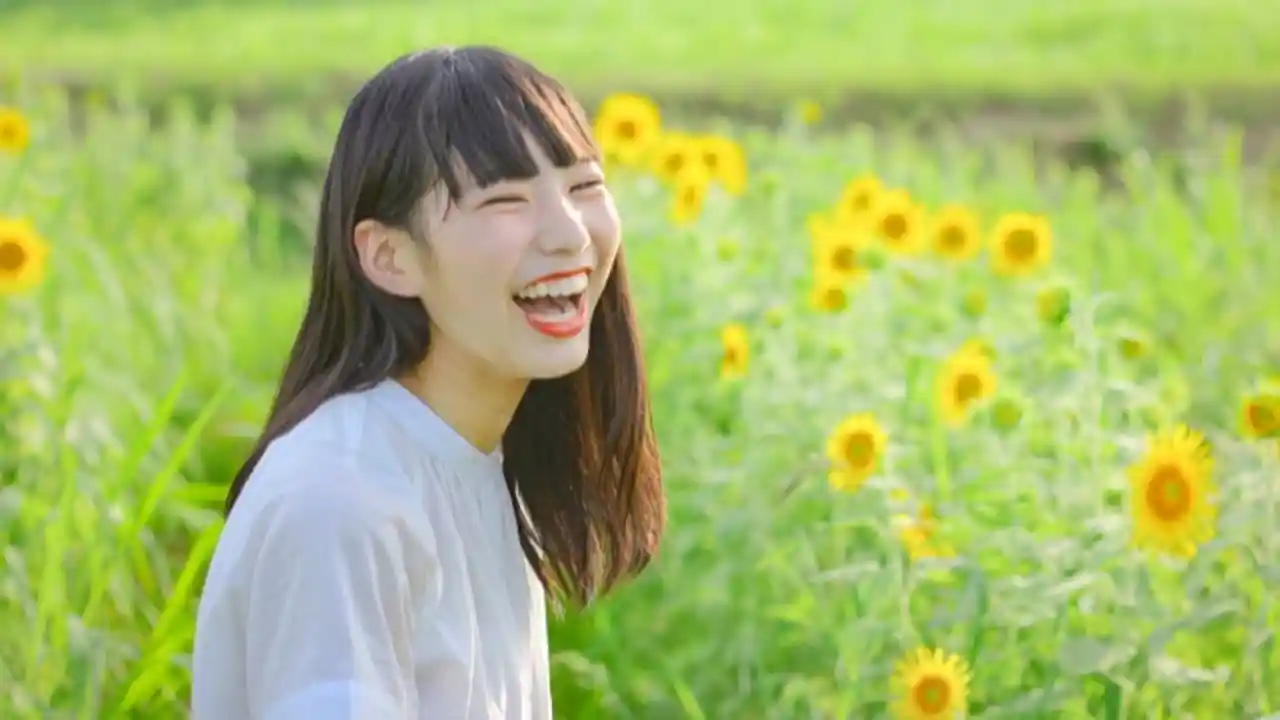 笑顔の女性