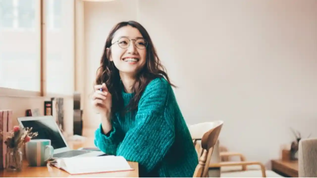 仕事をする女性