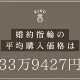 婚約指輪の相場は？20代・30代の平均購入額や人気ブランドの価格帯をチェック