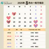 一粒万倍日カレンダー2025~2026｜8月は4回！大安・天赦日と重なる最強開運日の過ごし方