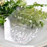 発見♪かわいすぎる飛沫防止シールド!結婚式の席札でおしゃれにコロナ対策しませんか?