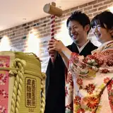日本酒ラウンドに日本酒ビュッフェ＊おふたりならではのおもてなしで楽しませる披露宴