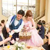 クラシカルでかわいい《装飾》と、ゲストも楽しめる《演出》にこだわり！全員参加のウェディング♪