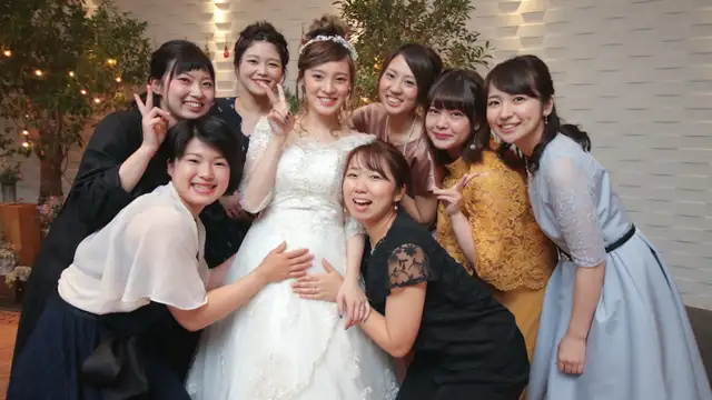 結婚式のテーブルフォト