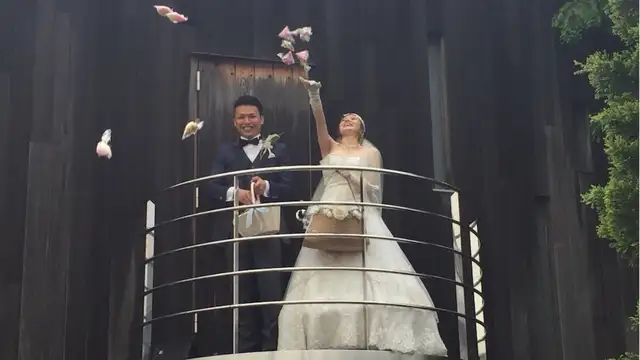 結婚式のお餅まき