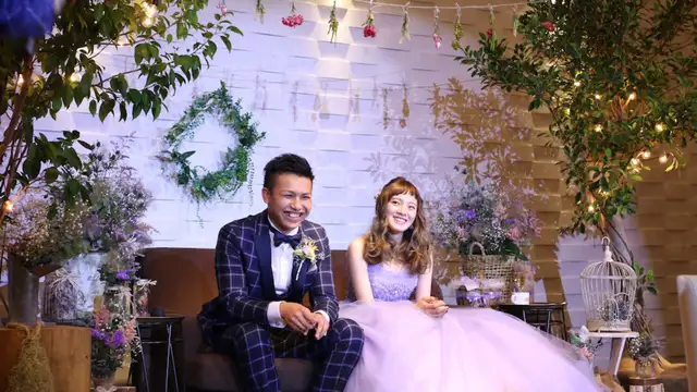 結婚式の新郎新婦
