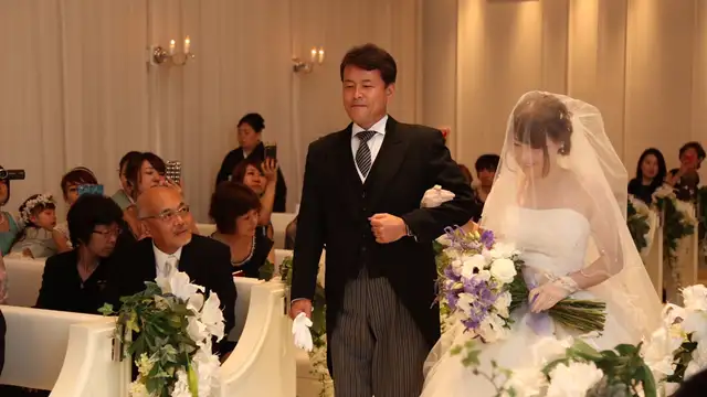 お父さんと新婦