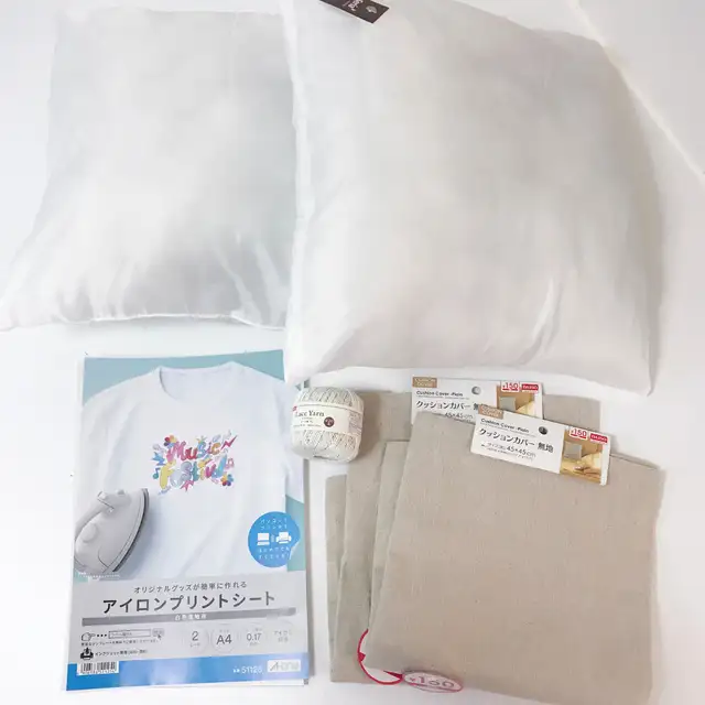 プチプラdiy 2個で1000円以下 転写シートを使って高砂クッションを作ってみた みんなのウェディングニュース