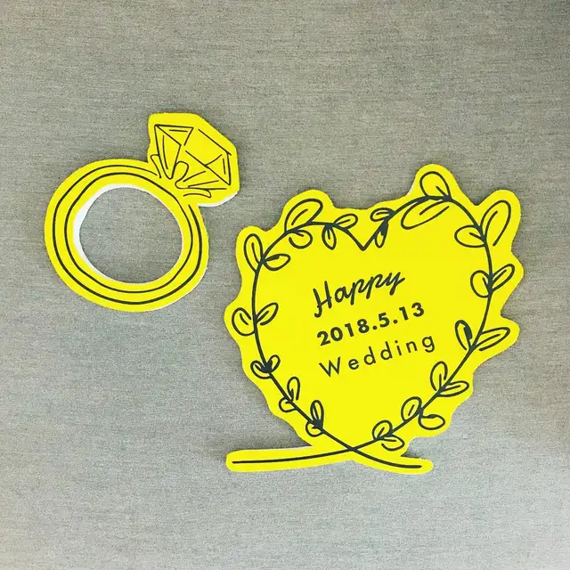 結婚式のフォトプロップス