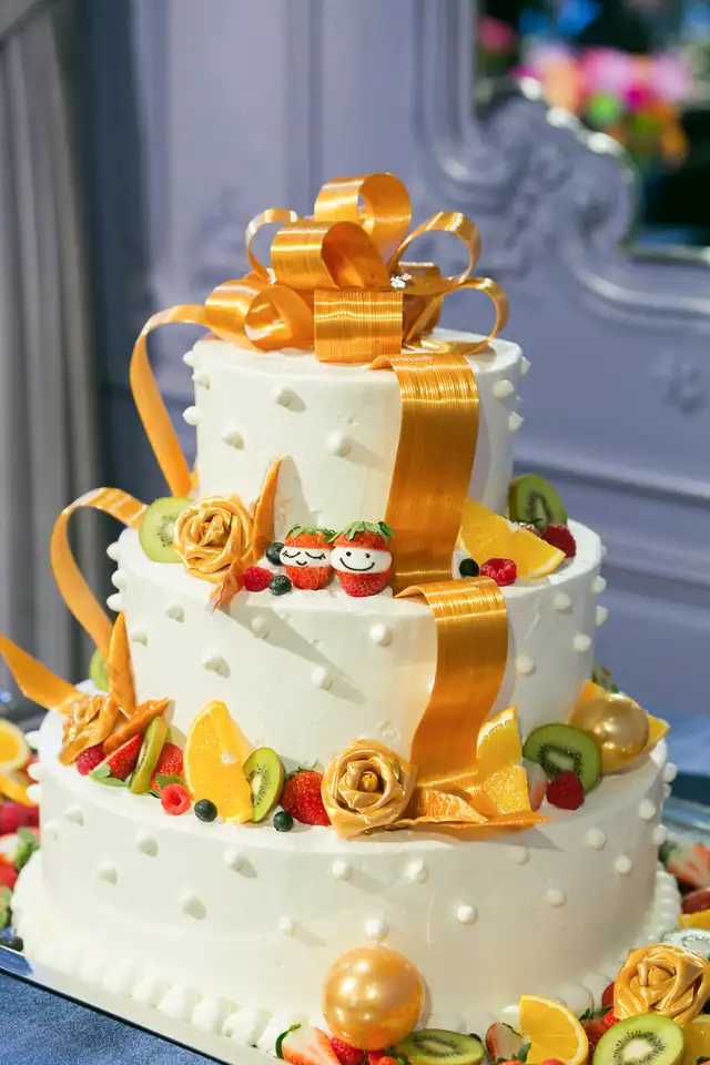 オリジナルのウェディングケーキ