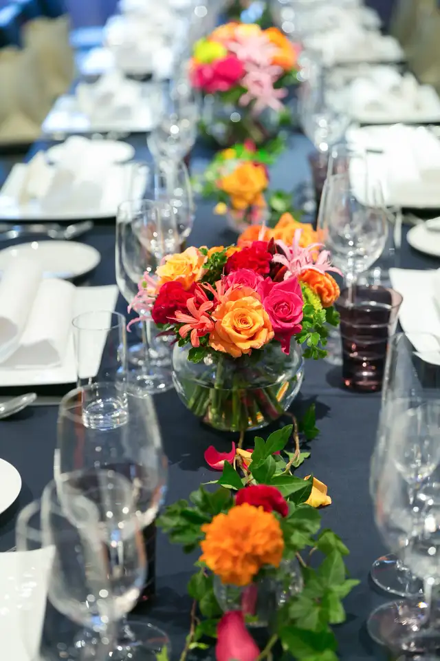 ランナー風装花